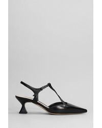 The Seller - Pumps In Black Leather - Lyst