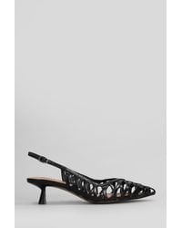 Bibi Lou - Decollete Liala 45 in Pelle Nera - Lyst