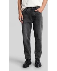 AMISH - Jeremiah Jeans In Black Denim - Lyst