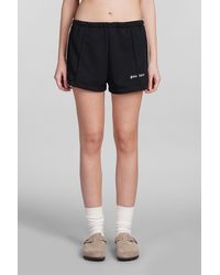 Palm Angels - Shorts in Poliestere Nera - Lyst