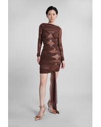 Mach & Mach - Mach & Mach Mini Dress - Lyst