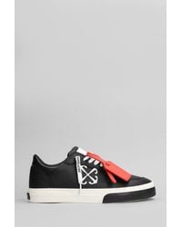 Off-White c/o Virgil Abloh - Off Bianchi Nuove Sneaker Basse Vulcanizzate Nere - Lyst