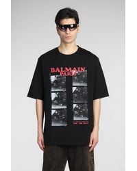 Balmain - Organic Cotton Graphic T-shirt - Lyst