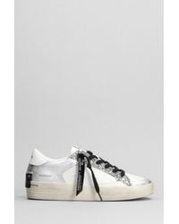 Crime London - Sneakers In White Leather - Lyst