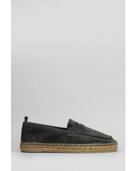 Castañer - Espadrillas Nacho T-186 in Camoscio Grigio - Lyst