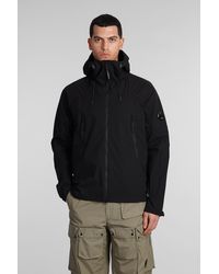 C.P. Company - Pro Tek Casual Jacket In Black Polyester - Lyst