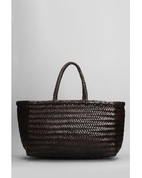 Dragon Diffusion - Bamboo Triple Jump Tote In Brown Leather - Lyst