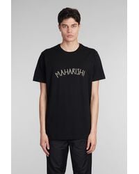 Maharishi - T-shirt In Black Cotton - Lyst