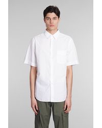 Aspesi - Camicia Camicia Comme mc in Cotone Bianco - Lyst