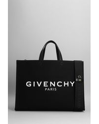Givenchy - Tote in pelle e tessuto Nero - Lyst