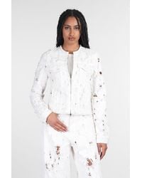 Haikure - Jena Denim Jackets In Beige Cotton - Lyst