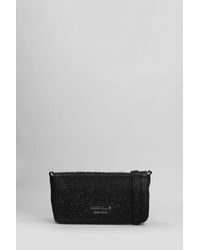 Marc Ellis - Shiny Small Bag Shoulder Bag In Black Fabric - Lyst