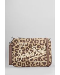Mc2 Saint Barth - Pochette Parisienne straw in rafia Beige - Lyst