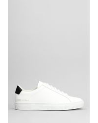 Common Projects - Retro Classic Sneakers In White Leather - Lyst