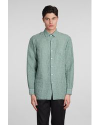 Massimo Alba - Bowles Shirt In Green Cotton - Lyst