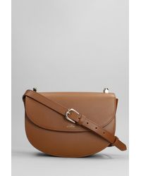 A.P.C. - Geneve Shoulder Bag In Leather Color Leather - Lyst