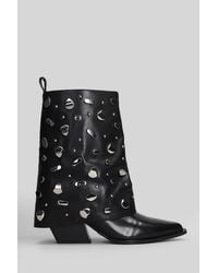 Marc Ellis - Texan Ankle Boots In Black Leather - Lyst