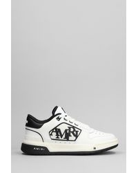 Amiri - Sneakers in pelle con finiture in gomma e camoscio con logo applicato Classic Low - Lyst