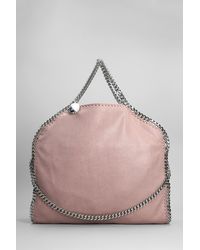 Stella McCartney - Falabella Tote In Rose-pink Polyester - Lyst