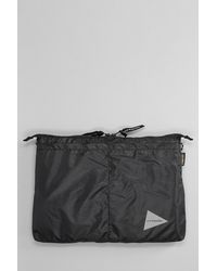 and wander - Shoulder Bag In Black Nylon - Lyst