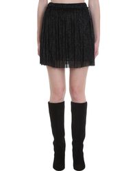 Étoile Isabel Marant Gonna Benedicte in Poliestere Nera - Nero