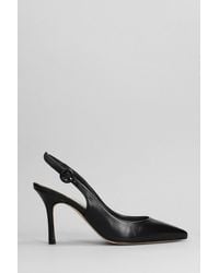 The Seller - Pumps In Black Leather - Lyst