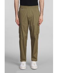Low Brand - Combo Pants In Green Cotton - Lyst
