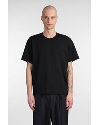 Attachment - T-Shirt in Cotone Nero - Lyst