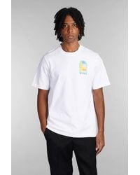 CASABLANCA - T-Shirt in Cotone Bianco - Lyst