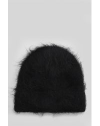 Séfr Shag-Knit Alpaca-Blend Beanie in Black for Men | Lyst