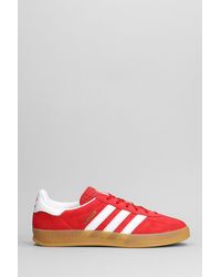 adidas Originals - Gazelle Indoor Sneakers Scarlet / White - Lyst