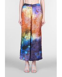 Yavi - Pants In Multicolor Polyamide Polyester - Lyst
