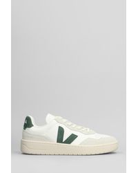 Veja - Sneakers V-90 O.T. in pelle e camoscio Bianco - Lyst