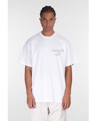 Carhartt - S-s Sunflower T-shirt In White Cotton - Lyst