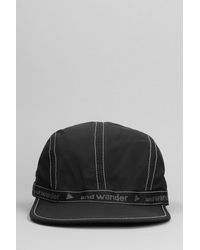 and wander - Hats In Black Nylon - Lyst
