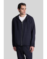Grifoni - Casual Jacket In Blue Polyester - Lyst