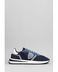 Philippe Model - Sneakers Tropez 2.1 in Camoscio e Tessuto Blu - Lyst