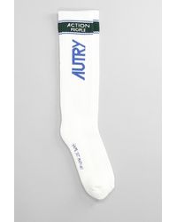 Autry - Socks In White Cotton - Lyst