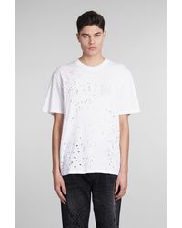 Amiri - T-shirt In White Cotton - Lyst