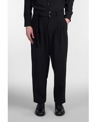 Attachment - Pantalone in Poliestere Nera - Lyst