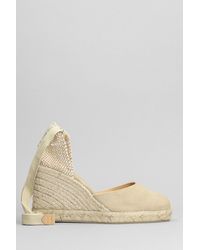Castañer - Carina-8-002 Wedges In Beige Canvas - Lyst