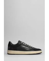 Crime London - Chelsea Sneakers In Black Leather - Lyst