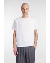 Attachment - T-shirt In White Polyester - Lyst