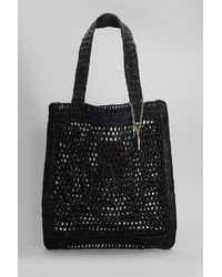 Chloé - Tote Summer banana in rafia Nera - Lyst