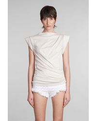 Isabel Marant - Maisan Topwear In Grey Cotton - Lyst