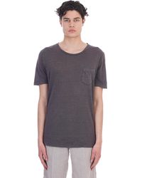 Massimo Alba Alicudi T-shirt In Linen 