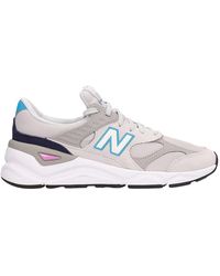 Suede And Canvas X90 Sneakers Gray Suede And Canvas X90 Sneakers Gray