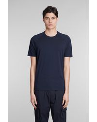 Aspesi - T-shirt Ay28 T-shirt In Blue Cotton - Lyst