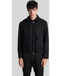 Barena - Magan Casual Jacket In Black Wool - Lyst