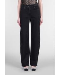 IRO - Jeans Irasi in Cotone Nero - Lyst